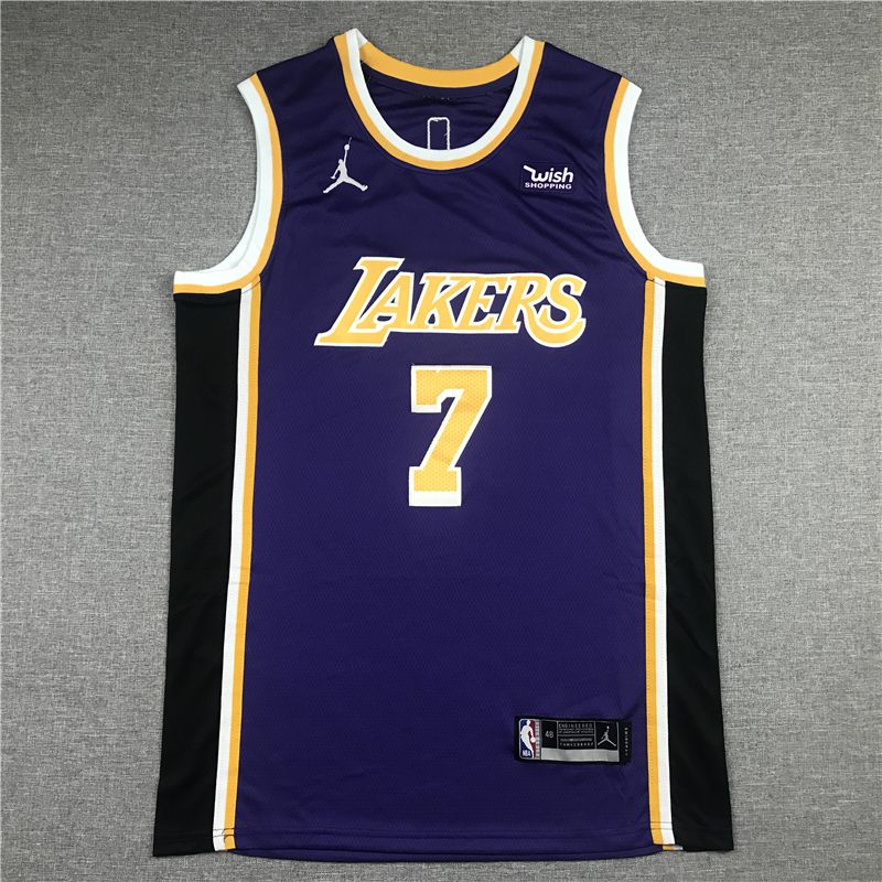 Men Los Angeles Lakers 7 Anthony Purple Game 2021 NBA Jersey